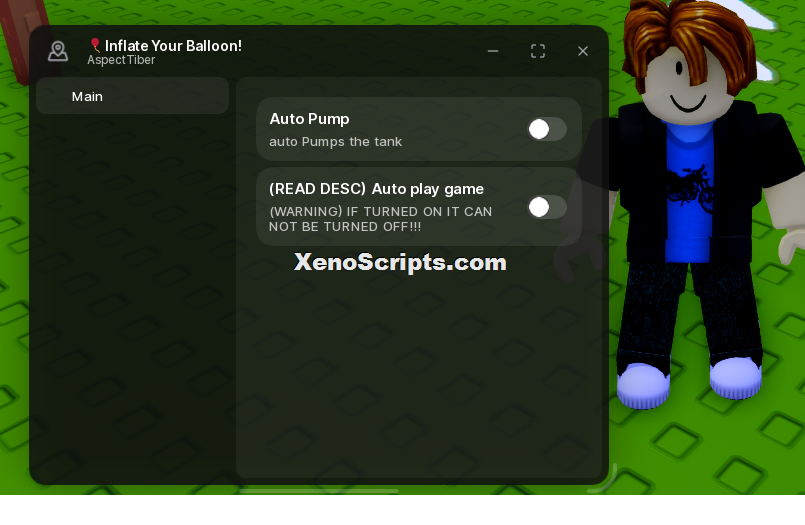 Inflate Your Balloon script keyless - Auto pump