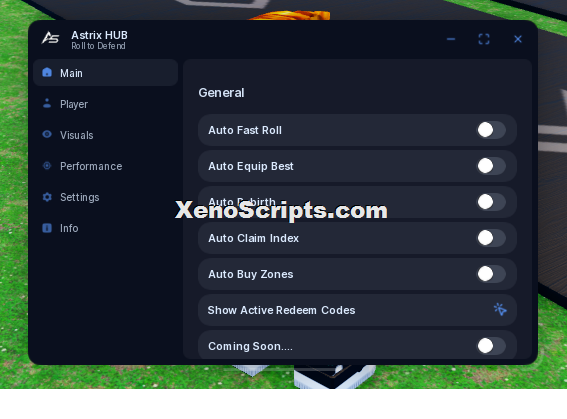 Astrix Hub Auto Fast Roll OP Keyless