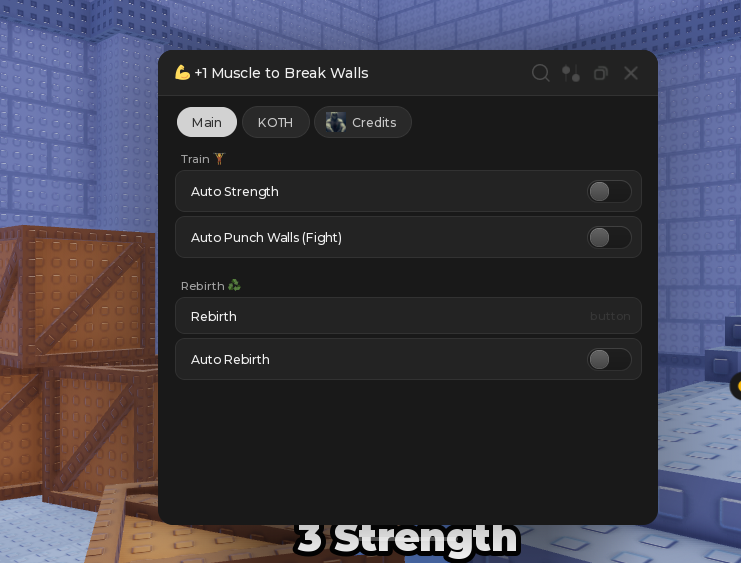 +1 Muscle to Break Script (No Key) - Auto Strength & Auto Punch Walls (Fight)