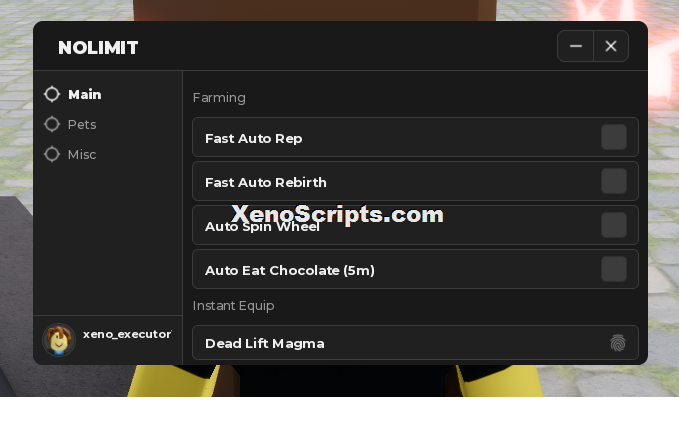 Muscle Beach Arena scripts OP keyless