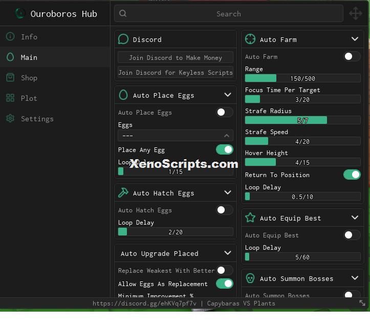 Capybaras VS Plants script keyless - Auto farm
