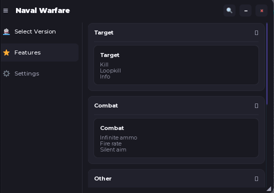 Naval Warfare script