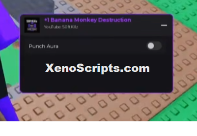 +1 Banana Monkey Destruction script OP - Punch aura