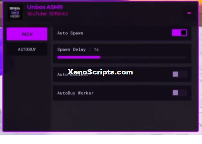 Unbox ASMR Auto Spawn script OP
