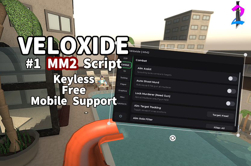 [MM2] Veloxide - Autofarm, Silent Aim, Aimbot, ESP, Visuals
