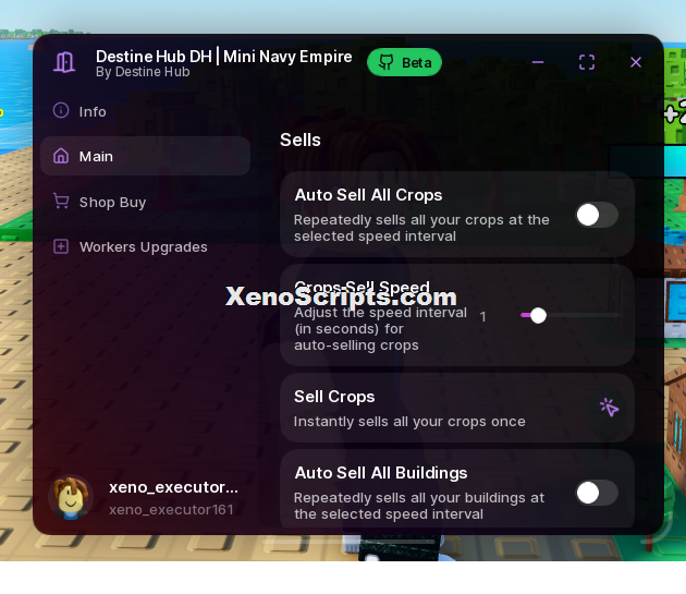 Mini Navy Empire script by Destine Hub (No Keys)