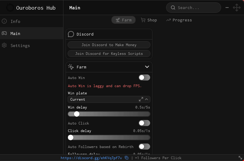 +1 Followers Per Click script OP (No Keys)