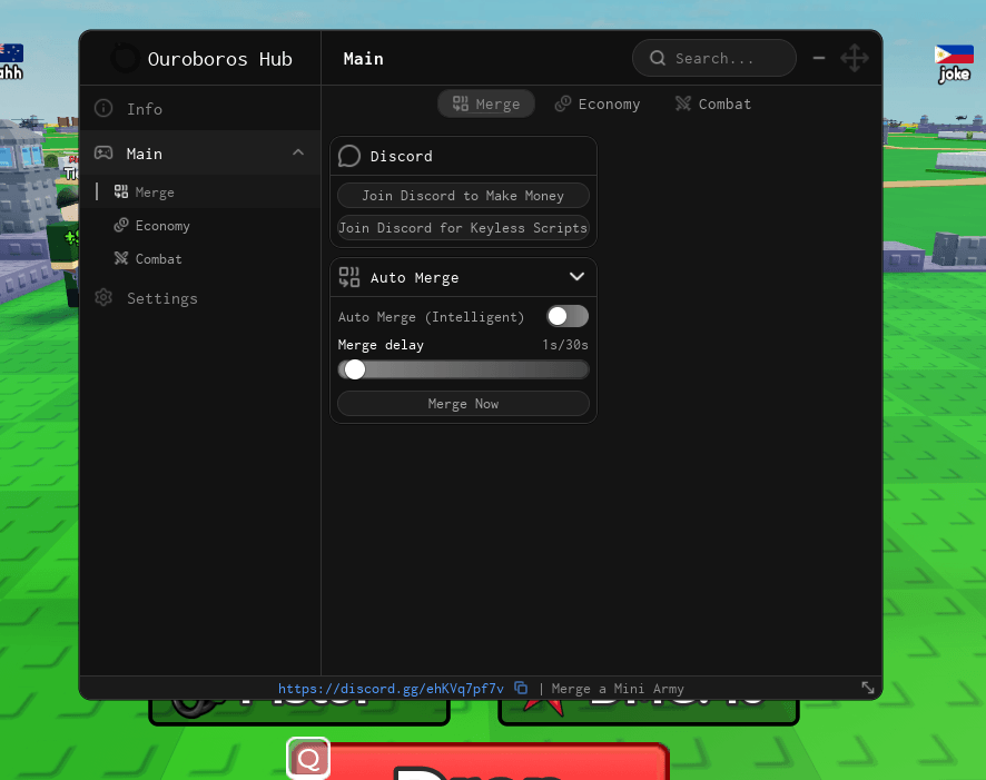 Merge a Mini Army Script By Ouroboro Hub | Merge & Economy