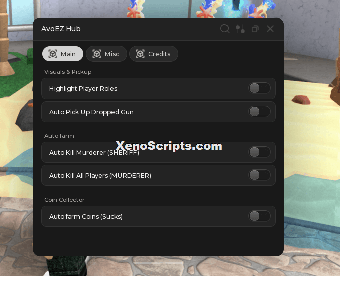 AvoEz HUB - New script for mm2 keyless