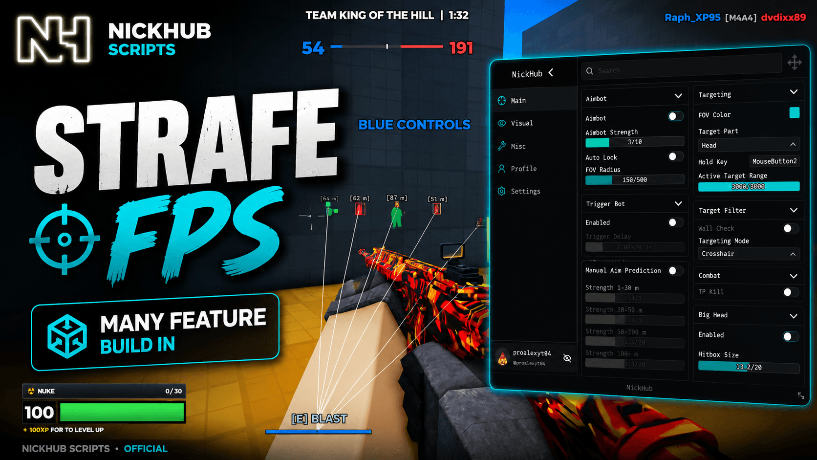 STRAFE FPS script by Nick Hub