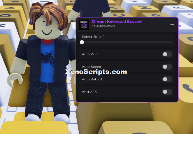 Dream Keyboard Escape script OP (No Keys) - Auto win, Auto speed