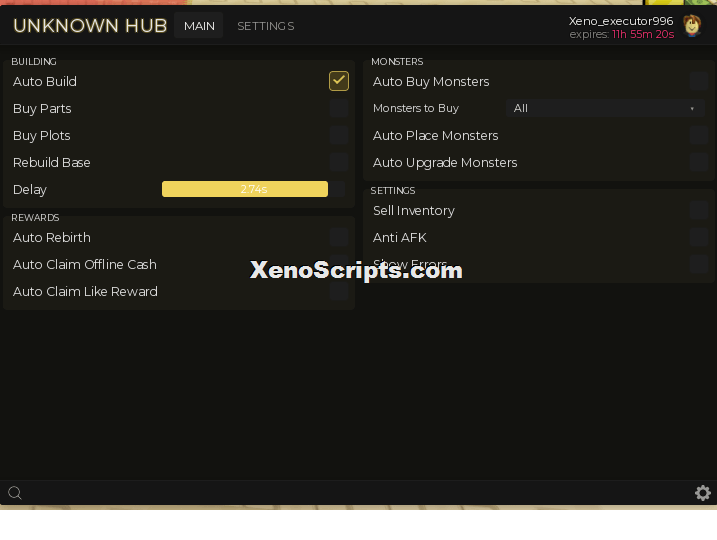 Build your Backrooms auto build script op