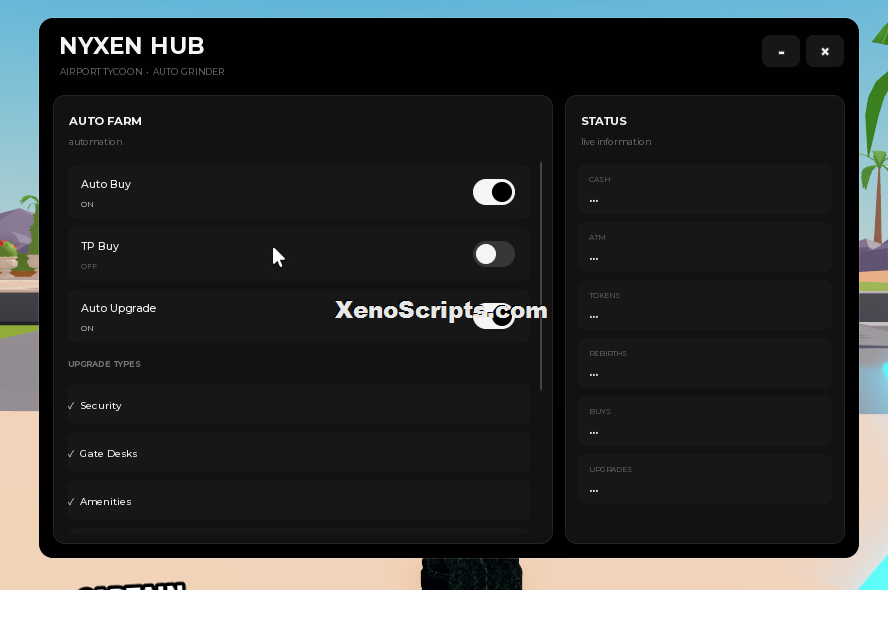 Airport Tycoon Script | NYXEN HUB