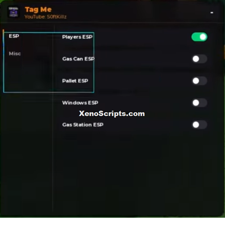 Tag Me script by Softkillz - ESP items