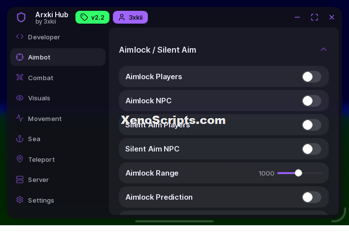 Blox Fruits PvP Script by Arxki Hub