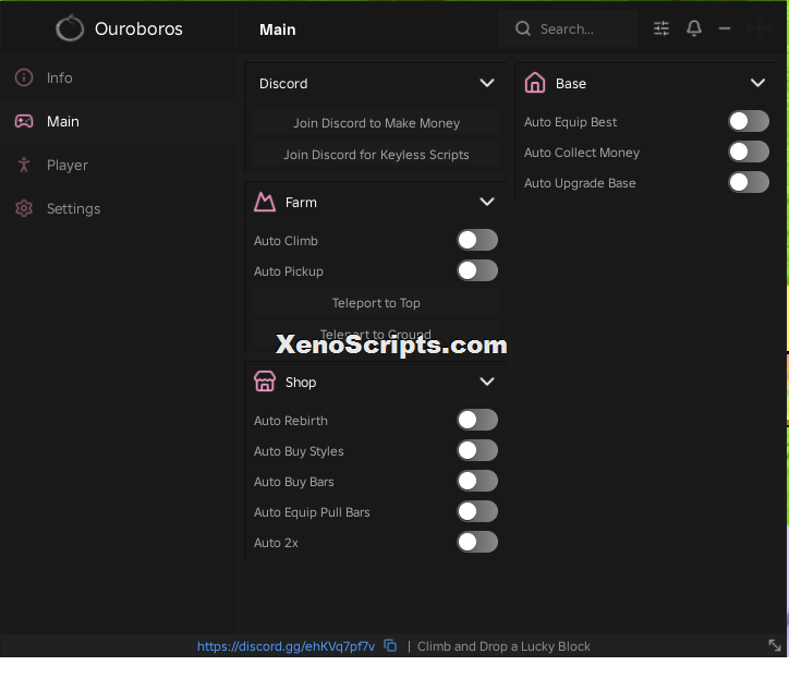 Climb and Drop a Lucky Block script keyless - Auto farm