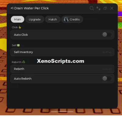+1 Drain Water Per Click icon