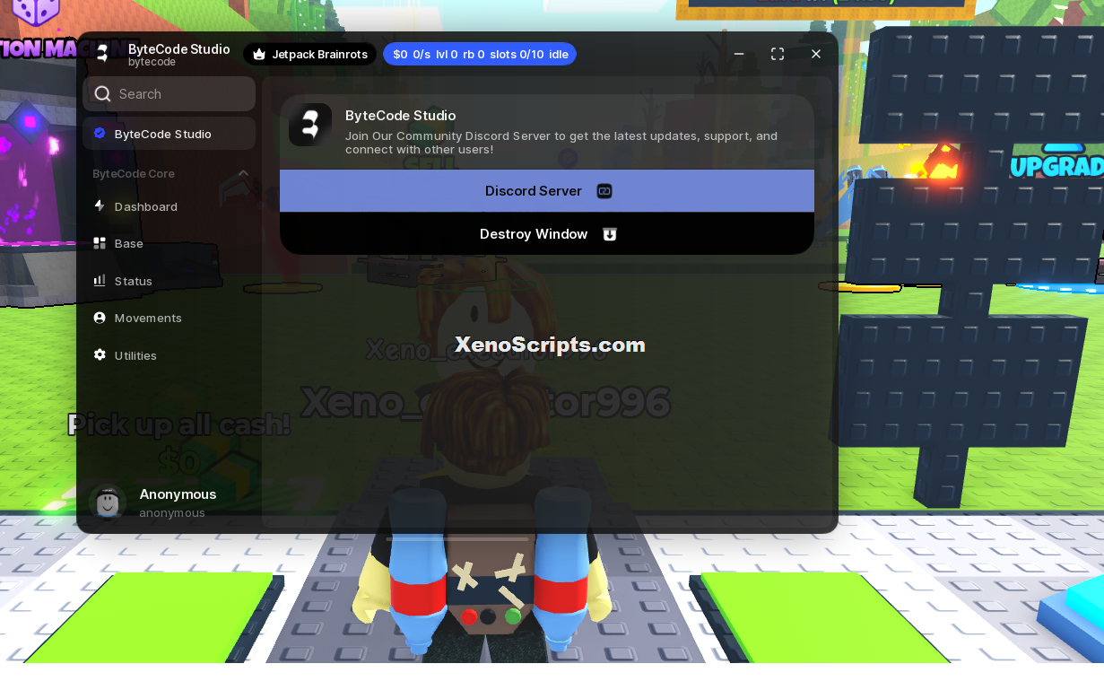 +1 Jetpack for Brainrots Script | Bytecode