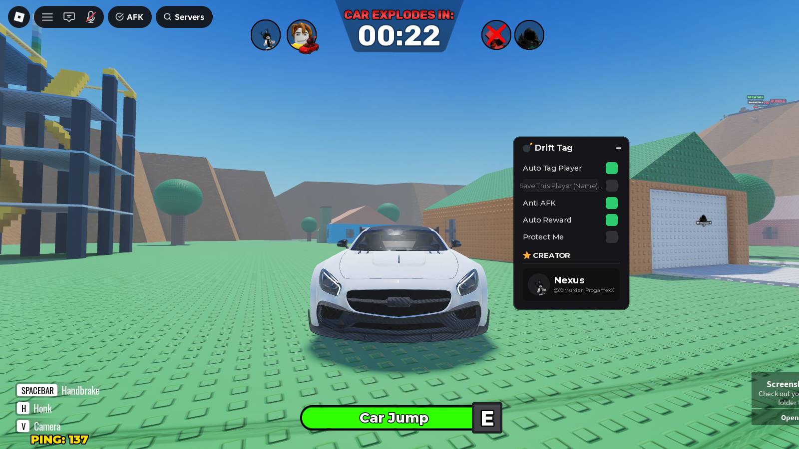 💣 Drift Tag (Farming Script)