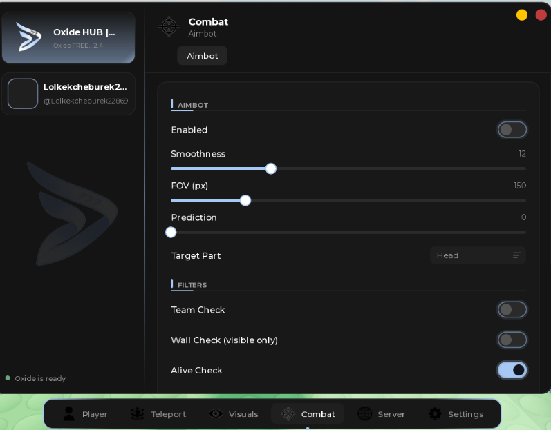 Oxide Hub Grow a Chicken Fighter script keyless | Aimbot