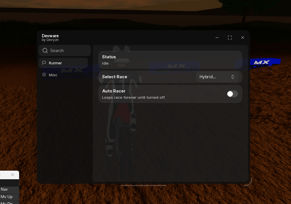 Devware MX World script keyless | Auto Racer