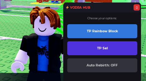 +1 Run for Soccer Legends script by Vodra Hub | TP rainbow block