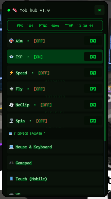 Rivals MOB Hub Script keyless