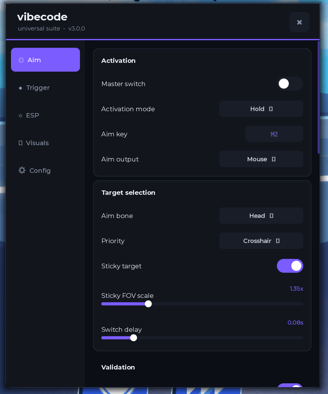 Vibecode V1 (Universal)