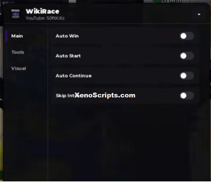 WikiRace script by Softkillz | Auto win