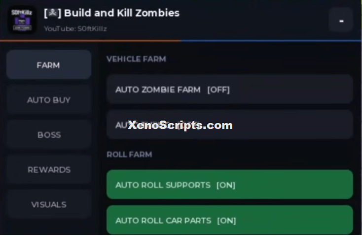 Build and Kill Zombies script by Softkillz | Auto farm