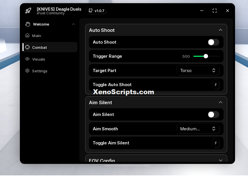 Deagle Duels v1.0.7 script OP Keyless | Auto shoot, Aim silent