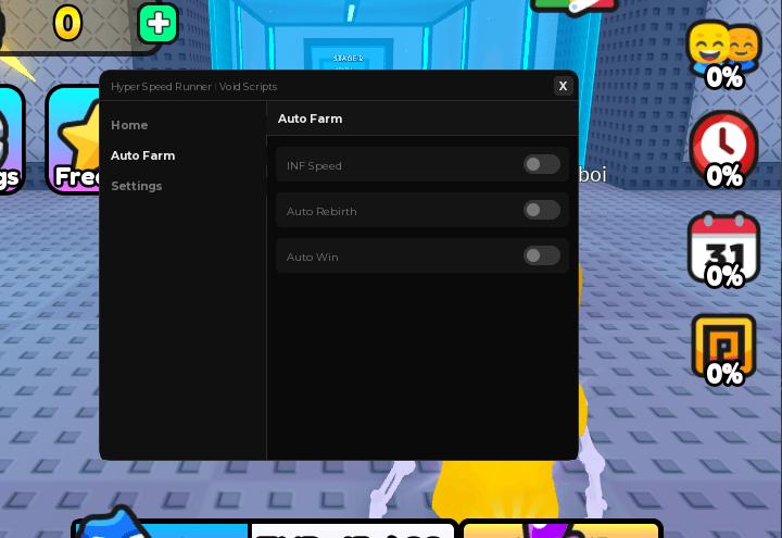 Hyper Speed Runner | Void Script, INF Speed