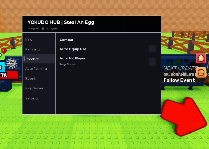 Steal An Egg Keyless Script | YOKUDO HUB