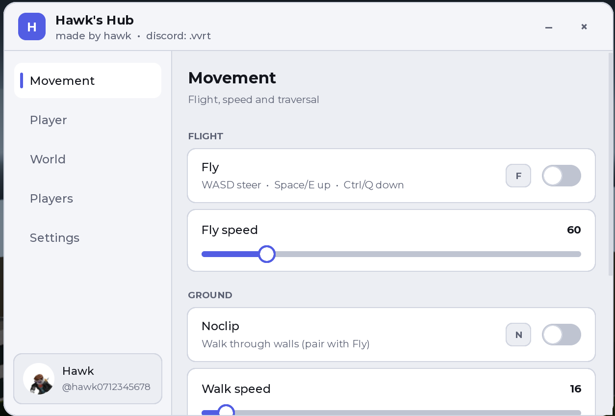 Universal Script | Hawk's Hub