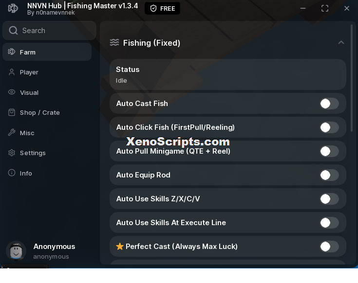 NNVN Hub Fishing Master script OP keyless | Auto cast fish