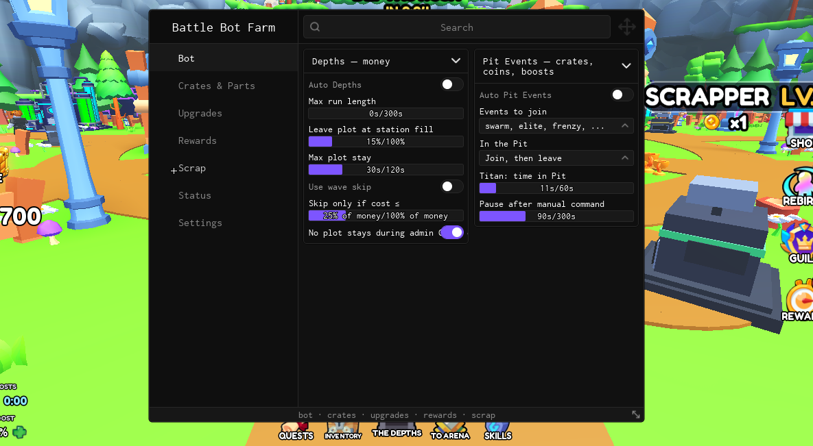 Build A Battle Bot Script | Crates & Parts [No Key]