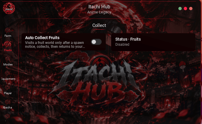 Itachi Hub Anime Legacy Simulator script keyless | auto farm