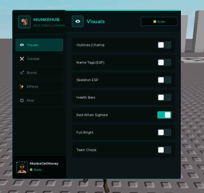 MunkeHub BloxStrike Automation script (Keyless) | Combat, ESP