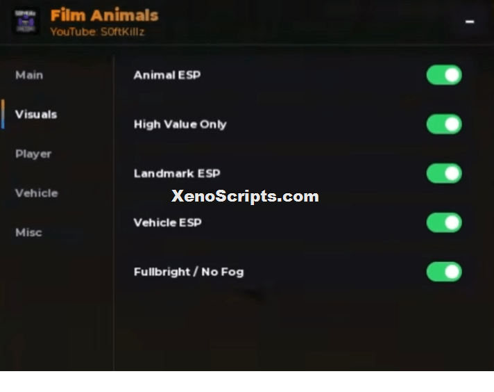 Film Animals script by Softkillz | Auto film best animal