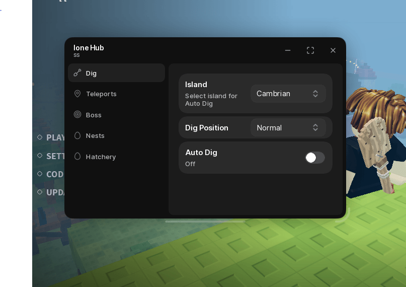 Prehistoric Farm Keyless script by Ione Hub | Auto dig