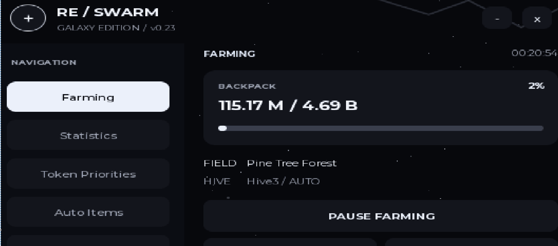 Reswarm Script Macro Galaxy edition 0.23v