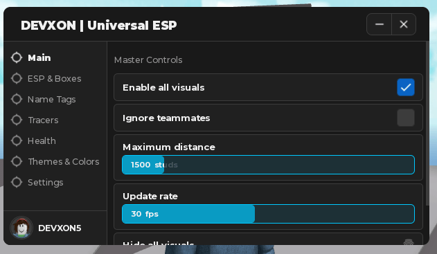 Universal | ESP, Name Tags, Tracer and MORE!