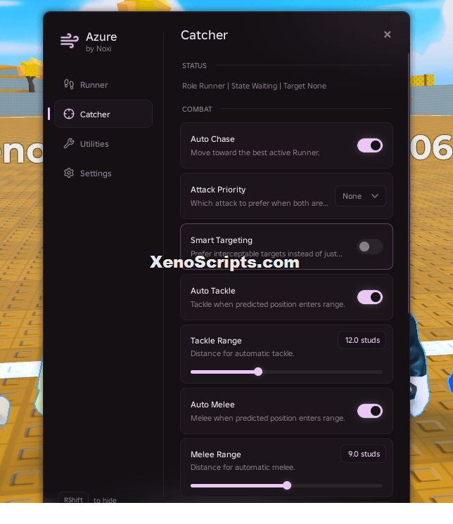 Azure Huss Valley script keyless | Auto chase, Auto run