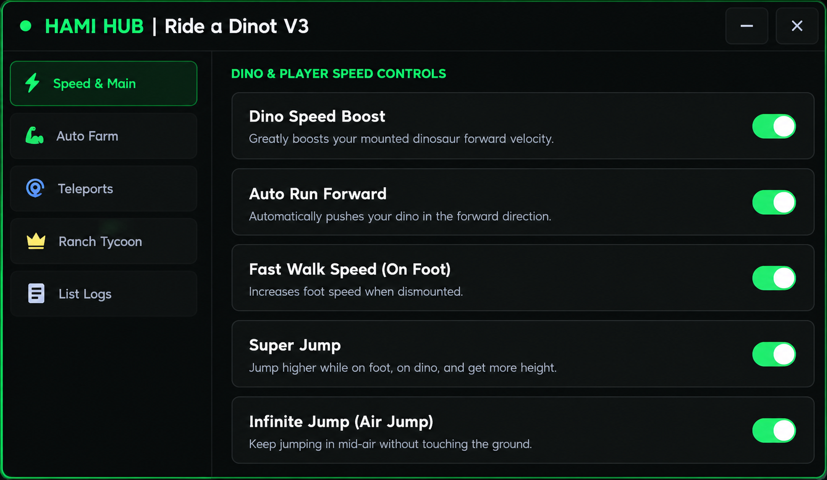 Hami Hub Ride a Dino script | Auto farm